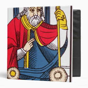 Classeur V le pape, carte de tarot