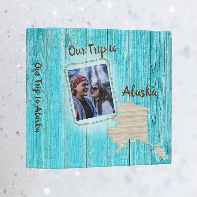 Classeur Vacances Alaska Photo Album Blue Board (Créateur téléchargé)