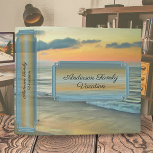 Classeur Vacances en famille Ocean Sunset 0735