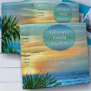 Classeur Vacances en famille Puerto Vallarta Coucher de sol