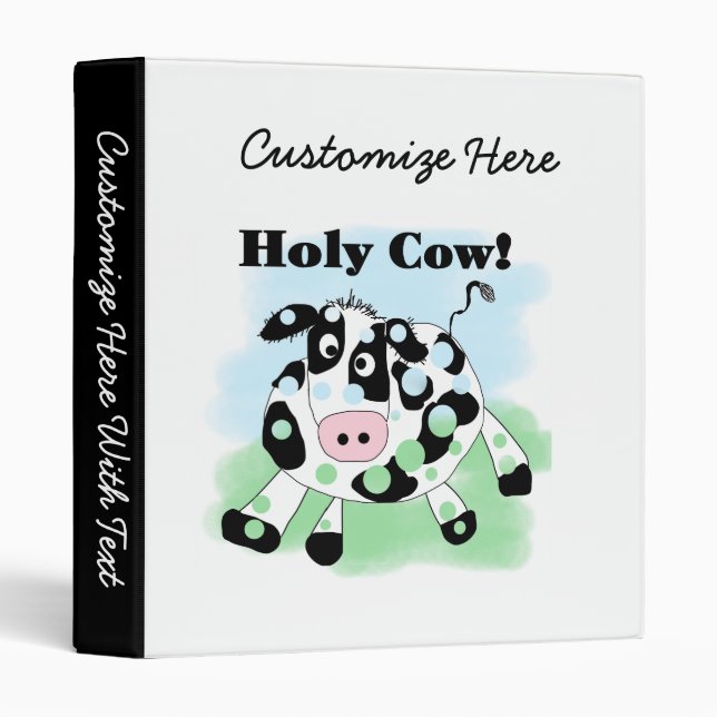 Classeur Vache (Devant/Côté)