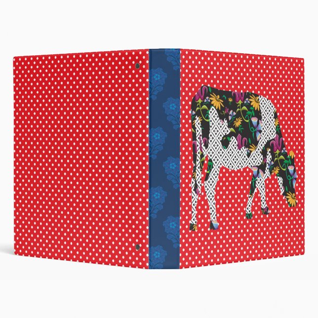 Classeur Vache à Frisian, koe de Friese (Arrière-plan)