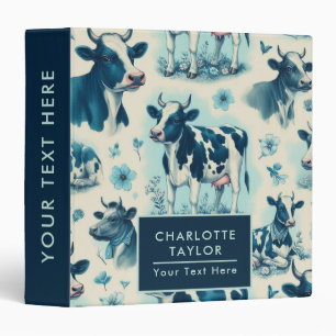 Classeur Vache de ferme vintage sans joint