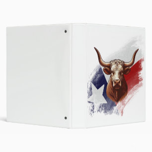 Classeur Vache longhorne du Texas