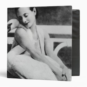 Classeur Vacherin d'Anna avec son cygne Jack, c.1905