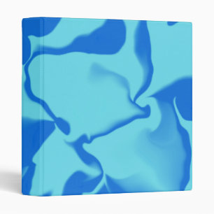 Classeur Vagues Bleues Liquides #1