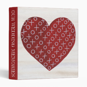 Classeur Valentine rustique étreint et embrasse le coeur