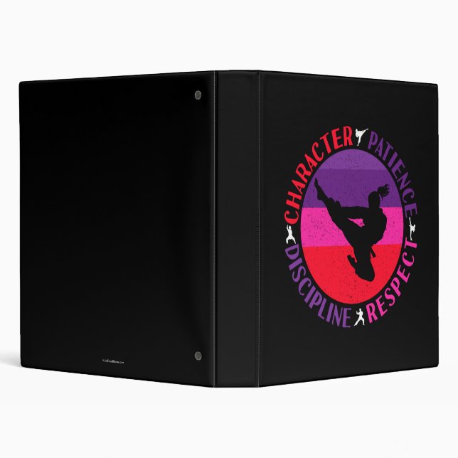 Classeur Valeurs fondamentales des arts martiaux - Karate (Arrière-plan)