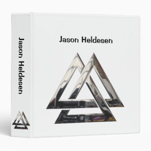 Classeur Valknut - argent