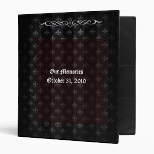 Classeur Vampire Red Goth Mariage Album photo