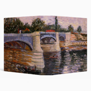 Classeur Van Gogh Seine River avec Pont del Grande Jette