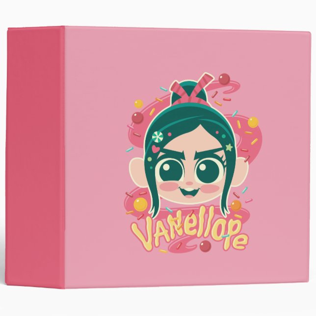 Classeur Vanellope Von Schweetz Face (Devant/Côté)