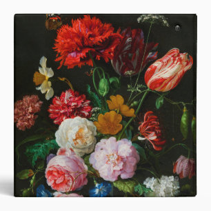 Classeur Vase de verre avec des fleurs