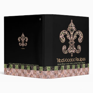 Classeur Vaudou tribal Fleur de lis