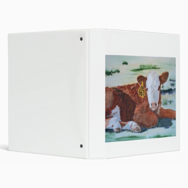 Classeur Veau de Hereford (Arrière-plan)