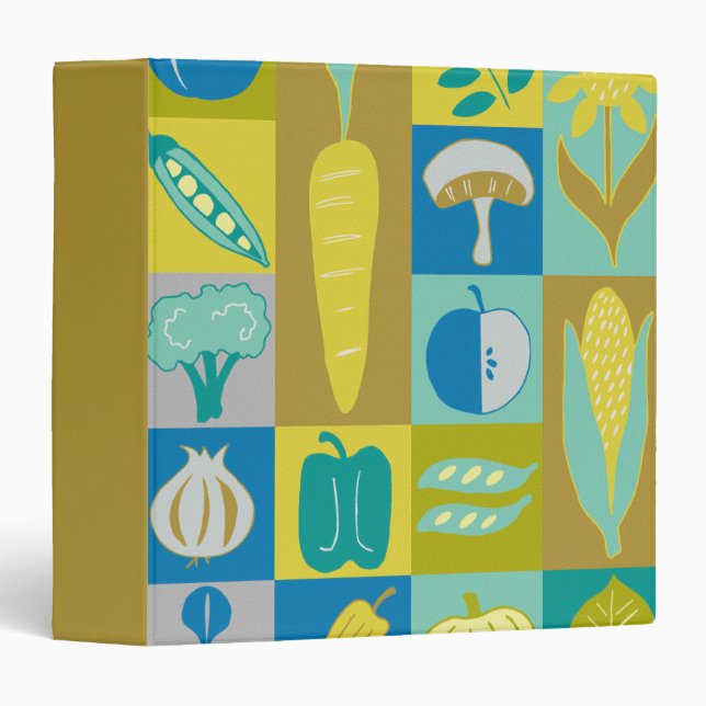 Classeur Veggie Blocks II (Devant/Côté)