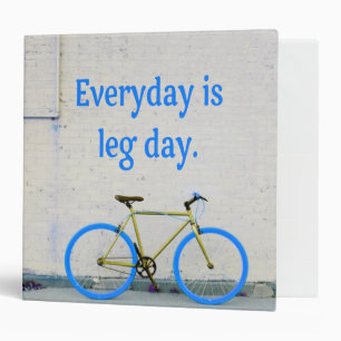 Classeur Vélo Lover, chaque jour est Jour de la Jambe