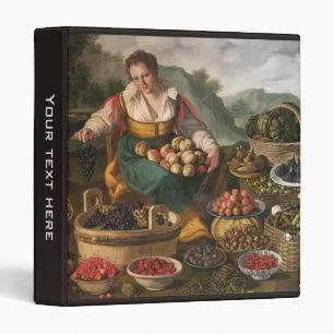Classeur Vendeur de fruits, grossiste, peinture, vie morte