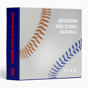 Classeur Ventilateur de baseball_couleur_couleur_lacets_og_