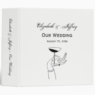 Classeur Verre de champagne de la main de la dame Art déco