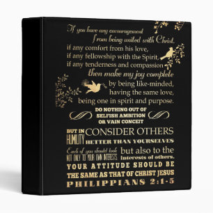 Classeur Vers scriptural de bible - 2:1 de Philippiens - 5