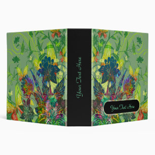 Classeur Version verte Just Flowers 2