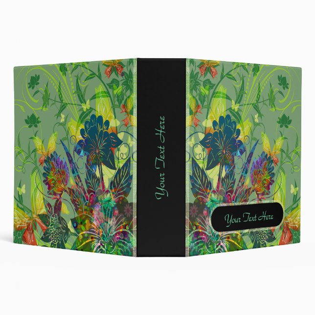 Classeur Version verte Just Flowers 2 (Arrière-plan)