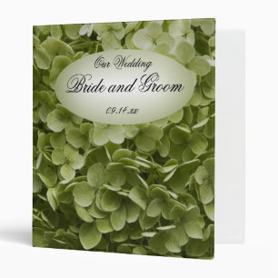 Classeur Vert Annabelle Hydrangea Mariage Floral
