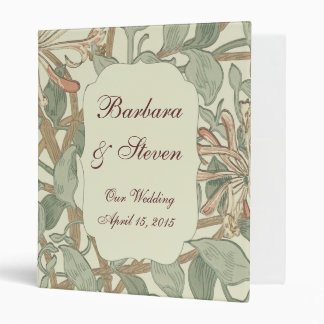 Classeur Vert doux Vintage William Morris Honeysuckie