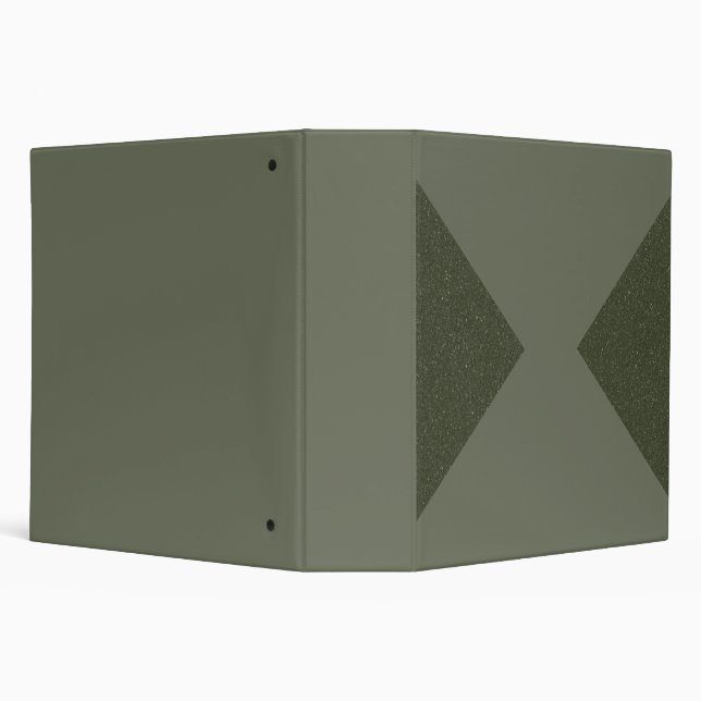 Classeur Vert Mousse avec motif Triangle Gras (Arrière-plan)