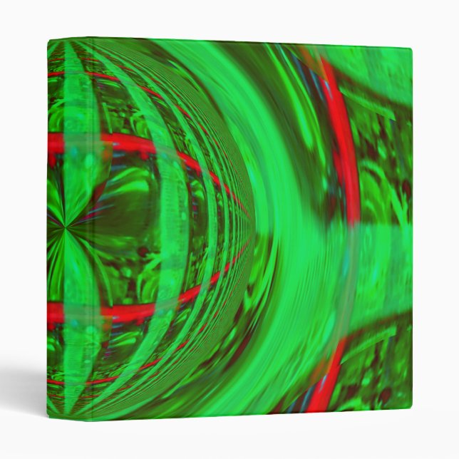 Classeur vert Orb (Devant/Côté)