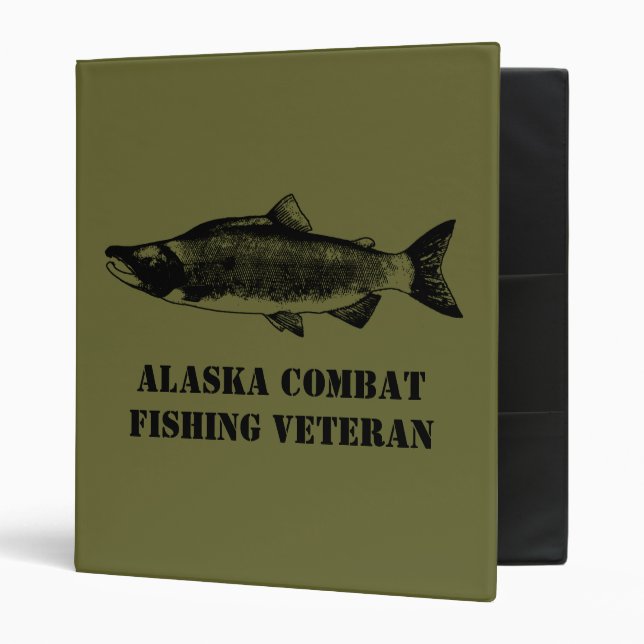 Classeur Vétérinaire de la pêche de combat de l'Alaska (Devant/intérieur)