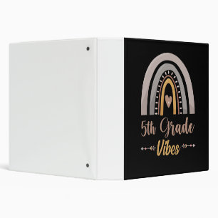 Classeur Vibes de 5e année Arc en ciel Cinquième année Reto