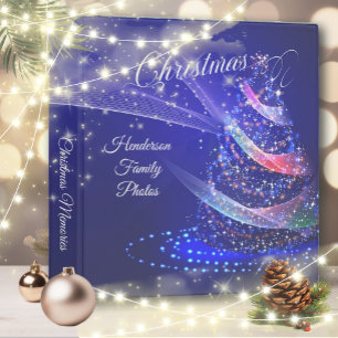 Classeur Vibrant Royal Blue Christmas Tree photo