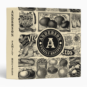 Classeur Victorian Era Vegetable Ads Recipe