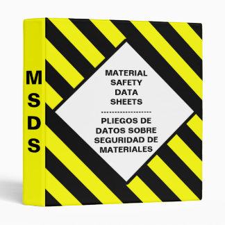 Classeur vide de MSDS