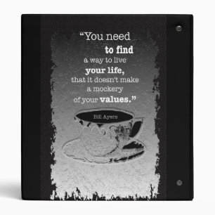 Classeur Vie et valeurs, Existentialisme illustré citation
