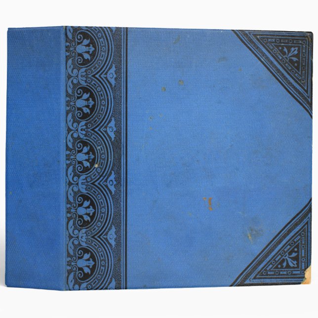 Classeur vieille couverture de livre antique (Devant/Côté)