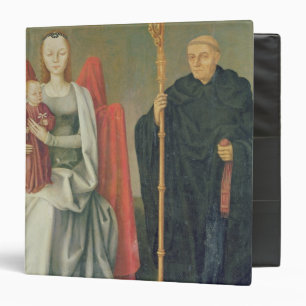 Classeur Vierge et enfant avec St Benoît