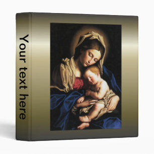Classeur Vierge Marie béni et enfant Jésus de nourrisson