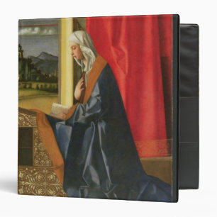 Classeur Vierge Marie, du diptyque d'annonce (huile dessus