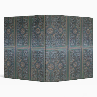 Classeur Vieux collage en cuir usiné de journal