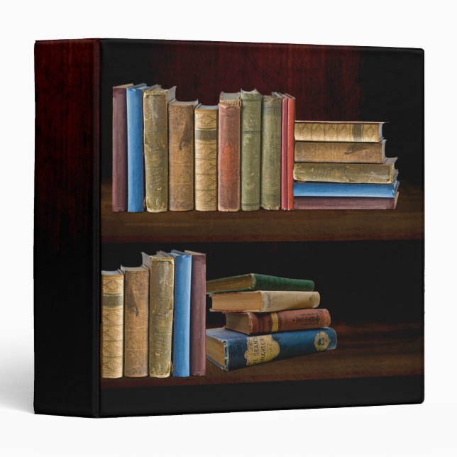 Classeur Vieux livre (Devant/Côté)