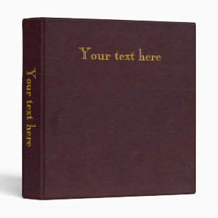 Classeur Vieux livre antique, rétro limite de cuir de faux