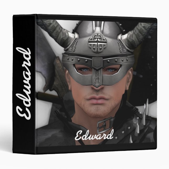 Classeur Viking personnalisé (Devant/Côté)