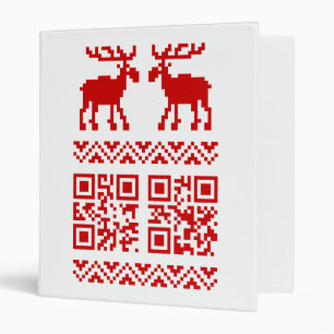 Classeur Vilain Sweater QR Code Bonne année!