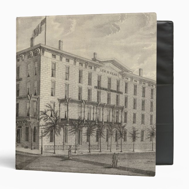 Classeur Vilas House, Madison, Wis (Devant/Intérieur)