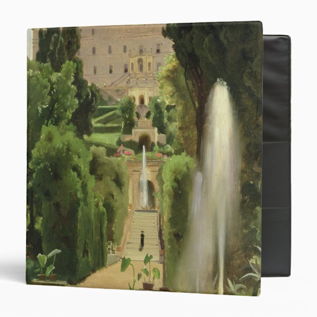 Classeur Villa D'Este, Tivoli, 1869 (Devant/Intérieur)