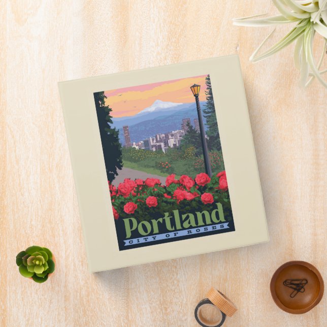 Classeur Ville de Rose | Portland, Oregon (In Situ)