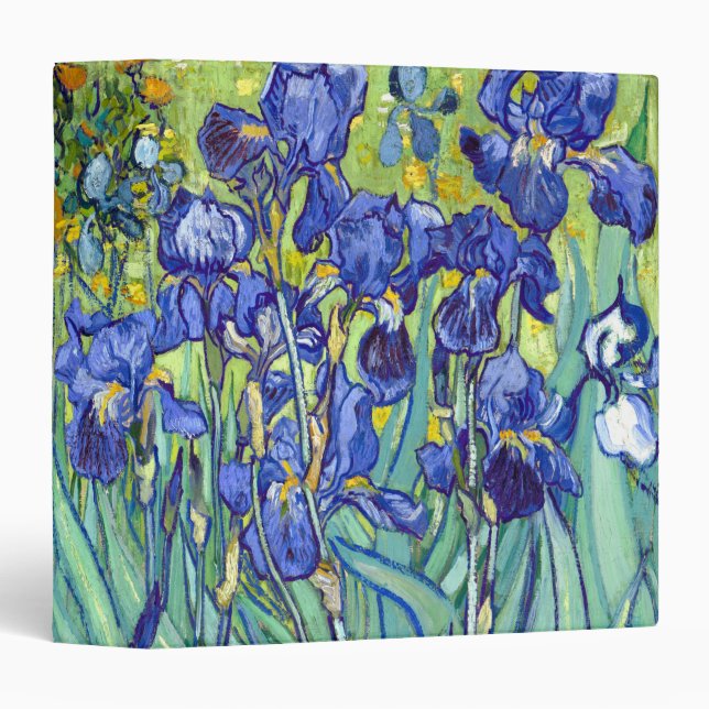 Classeur Vincent Van Gogh 1898 Irises (Devant/Côté)